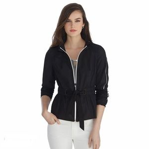 White House Black Market Sporty Tech Jacket Sz 8